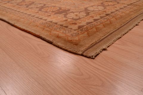Baluch Brown Square Hand Knotted 83 X 84 Area Rug 100-74855 Image 9