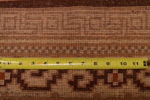 Shiraz Brown Hand Knotted 68 X 95  Area Rug 100-74857 Image 1