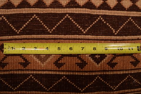 Shiraz Brown Hand Knotted 83 X 90 Area Rug 100-74858 Image 3