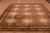 Shiraz Brown Hand Knotted 83 X 90 Area Rug 100-74858 Thumb 6