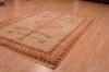 Shiraz Orange Hand Knotted 61 X 89  Area Rug 100-74860 Thumb 1