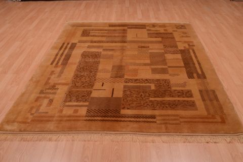 Shiraz Brown Hand Knotted 54 X 80 Area Rug 151-74861 Image 6