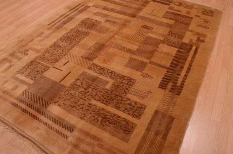 Shiraz Brown Hand Knotted 54 X 80 Area Rug 151-74861 Image 8