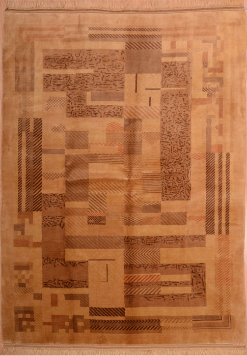 Shiraz Brown Hand Knotted 54 X 80 Area Rug 151-74861 Image 0