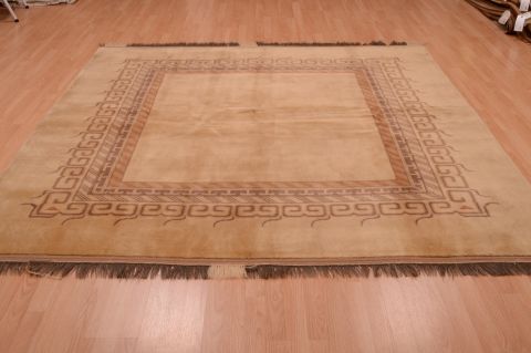 Shiraz Grey Square Hand Knotted 78 X 78 Area Rug 100-74862 Image 10