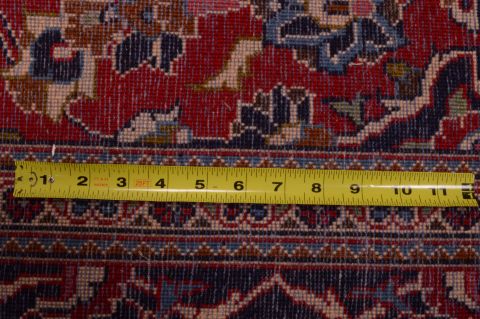 Kashan Red Hand Knotted 67 X 111 Area Rug 100-74866 Image 12