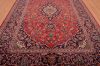 Kashan Red Hand Knotted 67 X 111  Area Rug 100-74866 Thumb 7