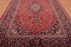 Kashan Red Hand Knotted 67 X 111  Area Rug 100-74866 Thumb 7