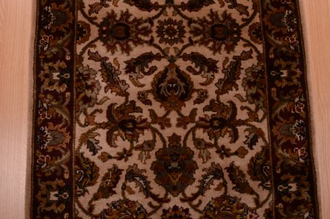 Jaipur Brown Runner Hand Knotted 27 X 1111 Area Rug 100-74872 Image 9