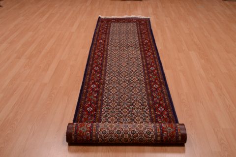 Mood Red Runner Hand Knotted 27 X 128 Area Rug 100-74873 Image 5