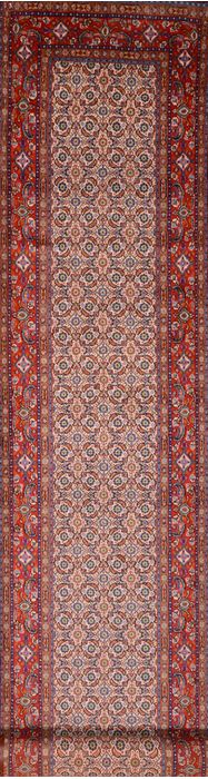 Mood Red Runner Hand Knotted 27 X 128 Area Rug 100-74873 Image 0