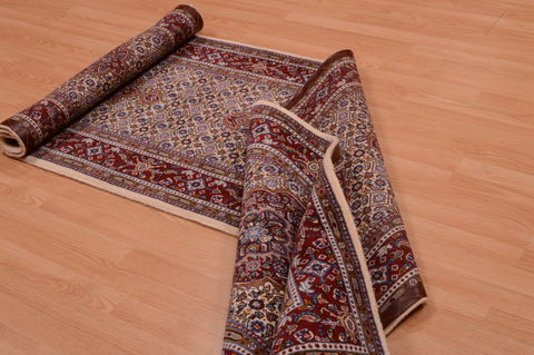 Mood Purple Runner Hand Knotted 28 X 100  Area Rug 100-74879 Image 4