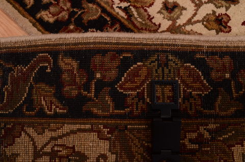 Jaipur Brown Runner Hand Knotted 27 X 102 Area Rug 100-74880 Image 4