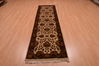 Jaipur Brown Runner Hand Knotted 27 X 102  Area Rug 100-74880 Thumb 6