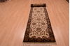 Jaipur Brown Runner Hand Knotted 27 X 102  Area Rug 100-74880 Thumb 8