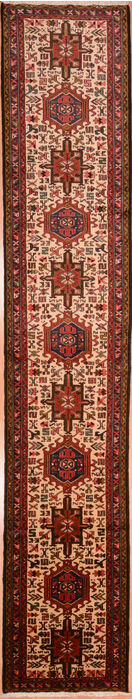 Karajeh Red Runner Hand Knotted 24 X 1211 Area Rug 100-74882 Image 0