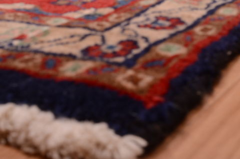 Hamedan Blue Runner Hand Knotted 29 X 119 Area Rug 100-74886 Image 6