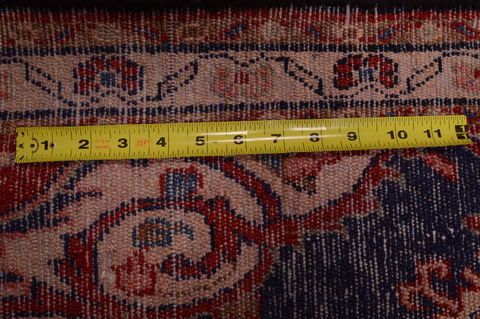 Hamedan Blue Runner Hand Knotted 29 X 119 Area Rug 100-74886 Image 9