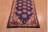Hamedan Blue Runner Hand Knotted 29 X 119 Area Rug 100-74886 Thumb 4