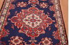 Hamedan Blue Runner Hand Knotted 29 X 119 Area Rug 100-74886 Thumb 5