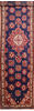Hamedan Blue Runner Hand Knotted 29 X 119 Area Rug 100-74886 Thumb 0