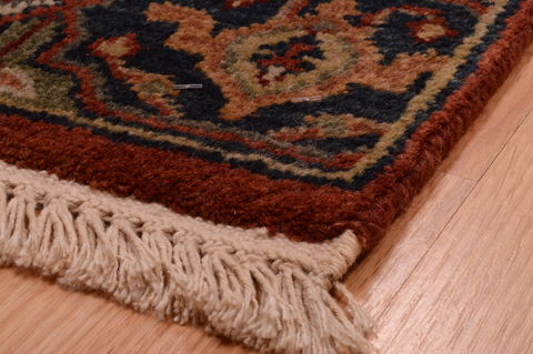 Jaipur Multicolor Runner Hand Knotted 26 X 120 Area Rug 100-74887 Image 7