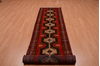Hamedan Red Runner Hand Knotted 27 X 129 Area Rug 100-74888 Thumb 3