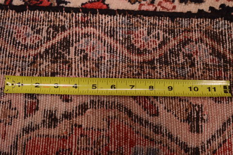 Hamedan Red Runner Hand Knotted 26 X 126 Area Rug 100-74889 Image 4