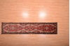 Hamedan Red Runner Hand Knotted 26 X 126  Area Rug 100-74889 Thumb 1