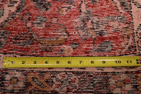 Hamedan Red Runner Hand Knotted 29 X 132 Area Rug 100-74891 Image 4