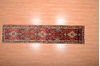Hamedan Red Runner Hand Knotted 29 X 132 Area Rug 100-74891 Thumb 1
