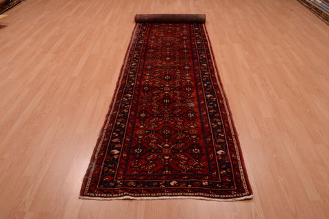 Hossein Abad Red Runner Hand Knotted 211 X 130 Area Rug 100-74892 Image 5