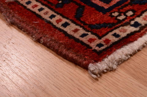 Hossein Abad Red Runner Hand Knotted 211 X 130 Area Rug 100-74892 Image 6