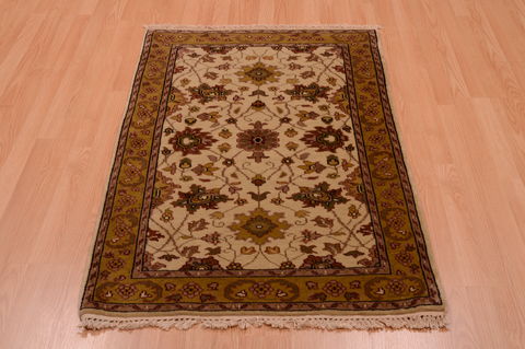 Jaipur Beige Hand Knotted 30 X 50 Area Rug 100-74900 Image 1