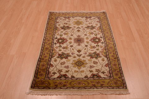 Jaipur Beige Hand Knotted 30 X 50 Area Rug 100-74900 Image 2