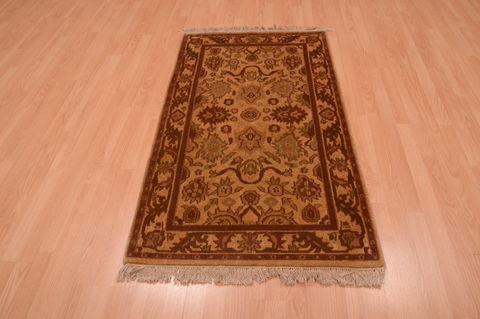 Jaipur Beige Hand Knotted 30 X 52 Area Rug 100-74906 Image 1
