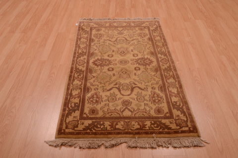 Jaipur Beige Hand Knotted 30 X 52 Area Rug 100-74906 Image 2
