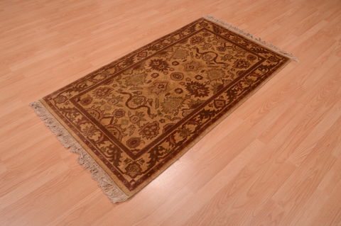 Jaipur Beige Hand Knotted 30 X 52 Area Rug 100-74906 Image 8
