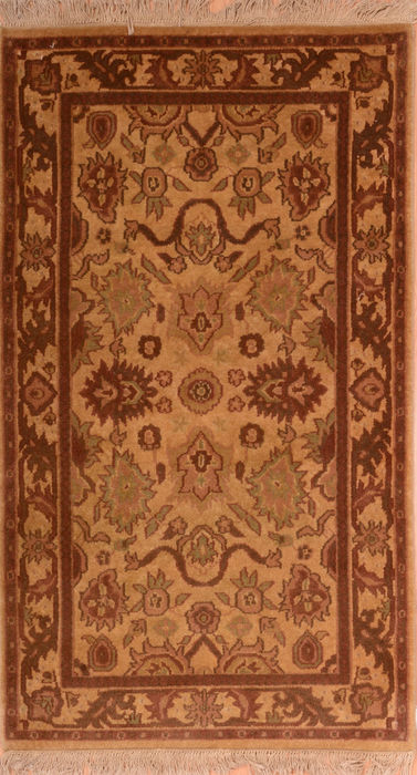 Jaipur Beige Hand Knotted 30 X 52 Area Rug 100-74906 Image 0