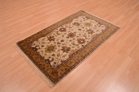 Jaipur Beige Hand Knotted 30 X 50 Area Rug 100-74908 Image 2