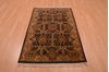 Jaipur Brown Hand Knotted 30 X 50 Area Rug 100-74909 Thumb 1