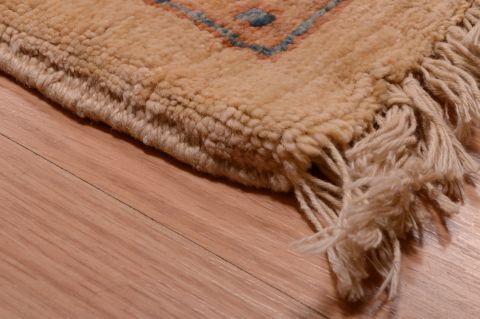 Chobi Blue Hand Knotted 116 X 145  Area Rug 100-74913 Image 5