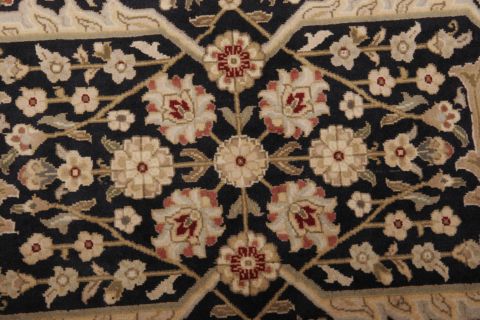 Tabriz Black Hand Knotted 28 X 43  Area Rug 155-74926 Image 9