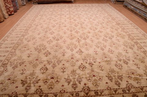 Kazak Beige Hand Knotted 120 X 180  Area Rug 100-74928 Image 1