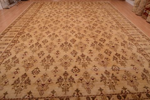 Kazak Beige Hand Knotted 120 X 180  Area Rug 100-74928 Image 3