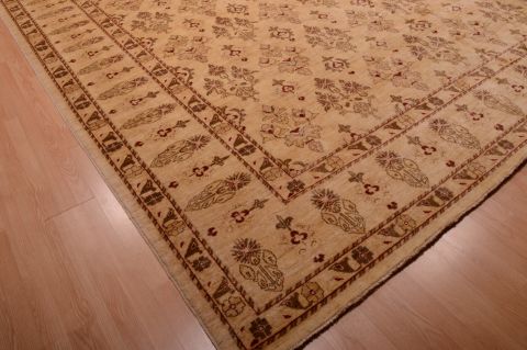 Kazak Beige Hand Knotted 120 X 180  Area Rug 100-74928 Image 7