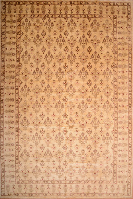 Kazak Beige Hand Knotted 120 X 180  Area Rug 100-74928 Image 0
