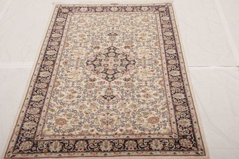 Tabriz Multicolor Hand Knotted 31 X 51  Area Rug 155-74931 Image 2