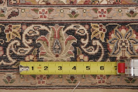 Tabriz Multicolor Hand Knotted 31 X 51  Area Rug 155-74931 Image 6