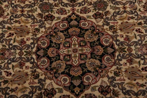 Tabriz Multicolor Hand Knotted 31 X 51  Area Rug 155-74931 Image 9